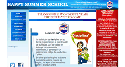Desktop Screenshot of happysummerschool.com